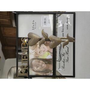 New! Friends Decorative Photo Frame 3.5x5 Inch Bronze Finish